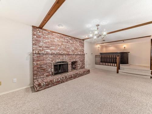 3221 112C Street, Edmonton, AB - Indoor With Fireplace