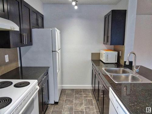 319 11803 22 Avenue, Edmonton, AB - Indoor Photo Showing Kitchen With Double Sink