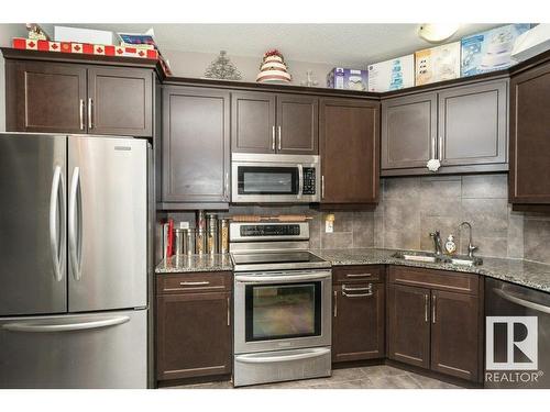 1062 Armitage Crescent, Edmonton, AB - Indoor Photo Showing Kitchen With Stainless Steel Kitchen