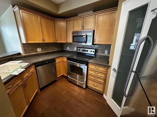 506 9707 106 Street, Edmonton, AB - Indoor Photo Showing Kitchen