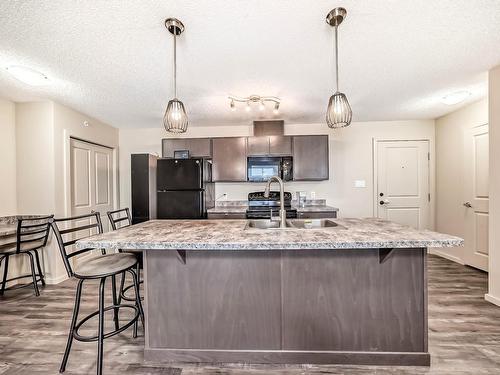 461 1196 Hyndman Road, Edmonton, AB - Indoor Photo Showing Kitchen With Upgraded Kitchen