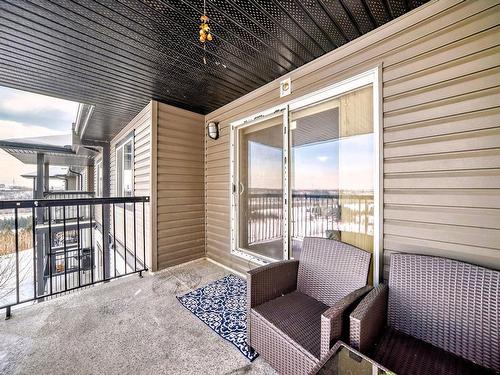 461 1196 Hyndman Road, Edmonton, AB - Outdoor With Deck Patio Veranda With Exterior