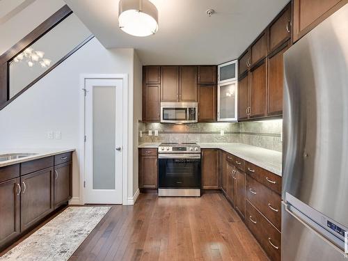 309 9603 98 Avenue, Edmonton, AB - Indoor Photo Showing Kitchen