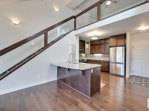 309 9603 98 Avenue, Edmonton, AB - Indoor Photo Showing Kitchen