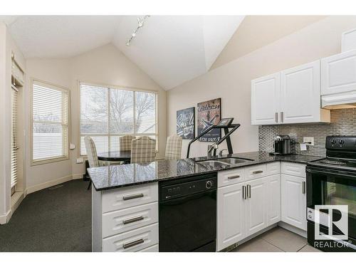 10219 111 Street, Edmonton, AB - Indoor Photo Showing Kitchen With Double Sink