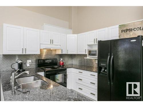 10219 111 Street, Edmonton, AB - Indoor Photo Showing Kitchen With Double Sink With Upgraded Kitchen