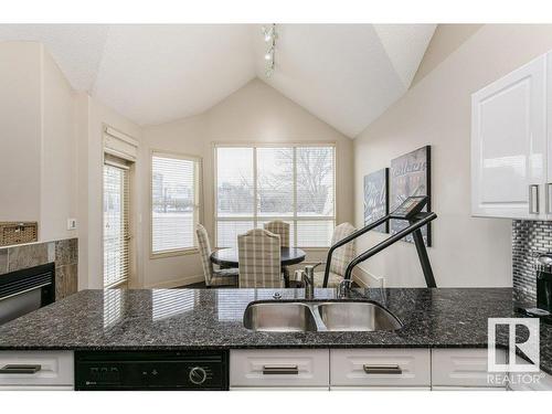 10219 111 Street, Edmonton, AB - Indoor Photo Showing Kitchen With Double Sink