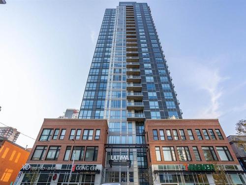 2705 10238 103 Street, Edmonton, AB - Outdoor With Balcony With Facade