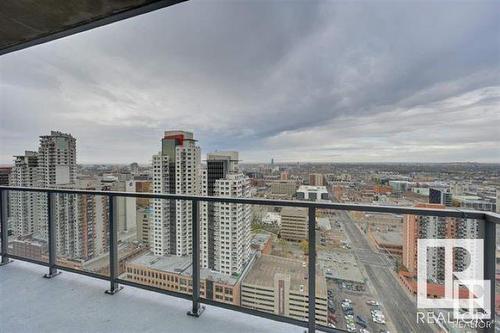 2705 10238 103 Street, Edmonton, AB - Outdoor With Balcony With View