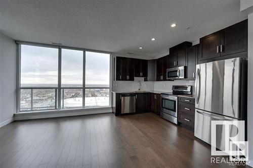 2705 10238 103 Street, Edmonton, AB - Indoor Photo Showing Kitchen