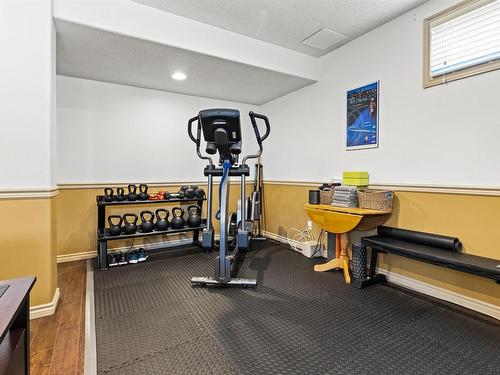 5819 110 Street, Edmonton, AB - Indoor Photo Showing Gym Room