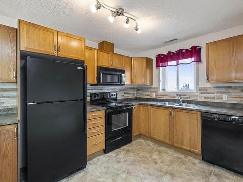 342 16035 132 Street, Edmonton, AB - Indoor Photo Showing Kitchen With Double Sink