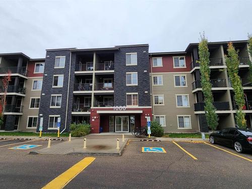 210 1080 Mcconachie Boulevard W, Edmonton, AB - Outdoor With Balcony With Facade