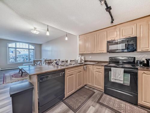 409 6315 135 Avenue, Edmonton, AB - Indoor Photo Showing Kitchen With Double Sink