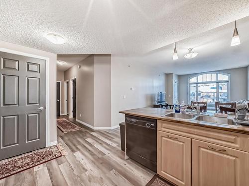 409 6315 135 Avenue, Edmonton, AB - Indoor Photo Showing Kitchen With Double Sink