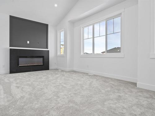 4743 Alwood Bend Bend, Edmonton, AB - Indoor With Fireplace