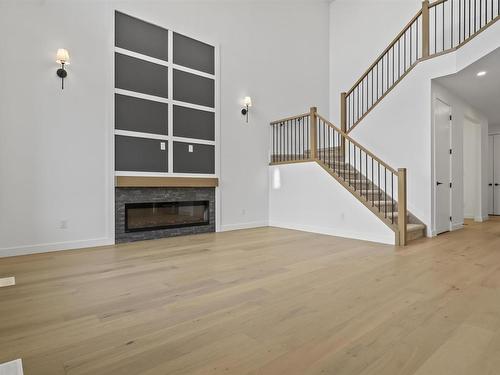 22526 98A Avenue, Edmonton, AB - Indoor Photo Showing Other Room With Fireplace