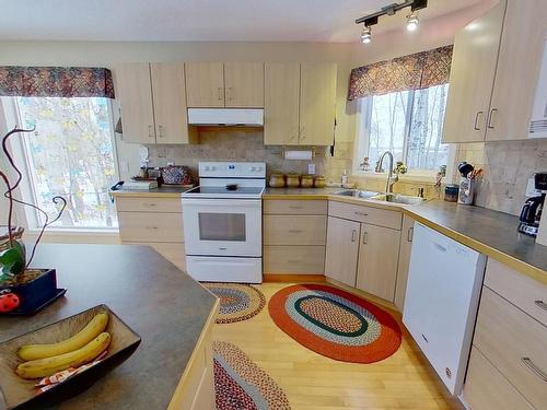 18 920 119 Street, Edmonton, AB - Indoor Photo Showing Kitchen With Double Sink