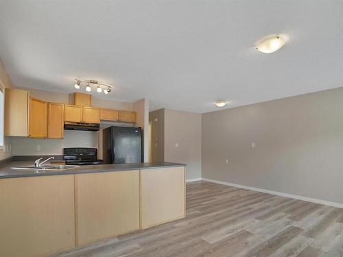 41 130 Hyndman Crescent, Edmonton, AB - Indoor Photo Showing Kitchen With Double Sink