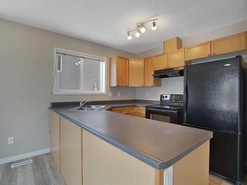 41 130 Hyndman Crescent, Edmonton, AB - Indoor Photo Showing Kitchen With Double Sink