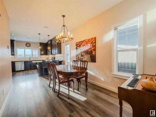 4403 115 Avenue, Edmonton, AB - Indoor Photo Showing Dining Room