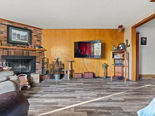 25021 17 Street, Edmonton, AB - Indoor Photo Showing Other Room With Fireplace