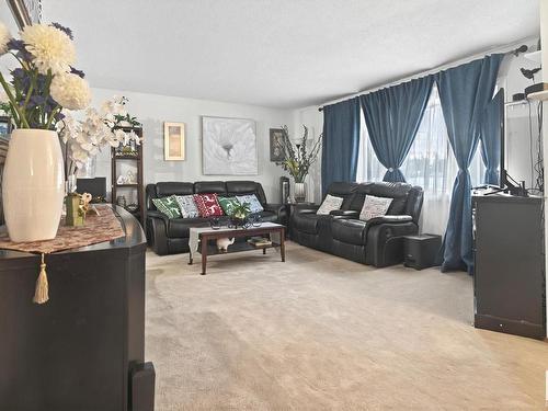 9807 164 Street Nw, Edmonton, AB - Indoor Photo Showing Living Room