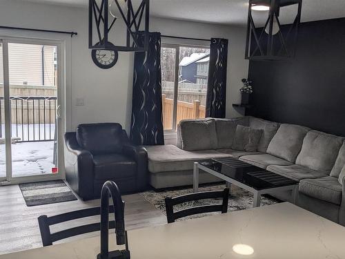 841 Northern Harrier Lane, Edmonton, AB - Indoor Photo Showing Living Room