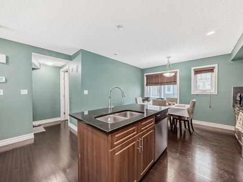 76 655 Tamarack Road Nw, Edmonton, AB - Indoor Photo Showing Kitchen With Double Sink