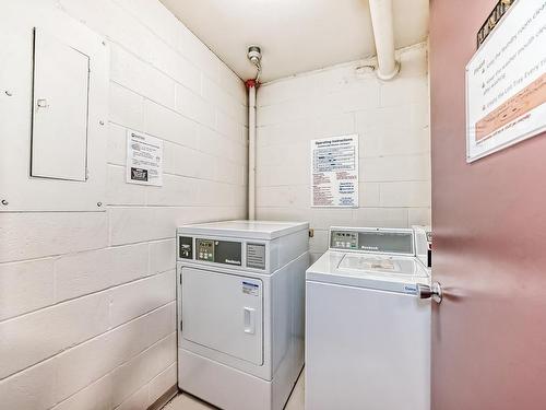 206 10140 120 Street, Edmonton, AB - Indoor Photo Showing Laundry Room