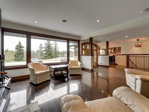 13850 Ravine Drive, Edmonton, AB - Indoor Photo Showing Living Room