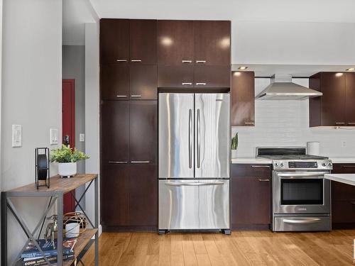 608 10235 112 Street Nw, Edmonton, AB - Indoor Photo Showing Kitchen