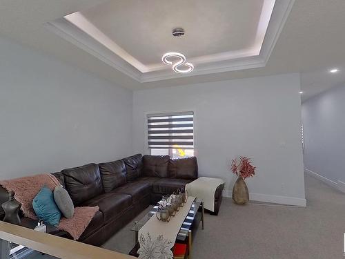 15004 15 Street Nw, Edmonton, AB - Indoor Photo Showing Living Room