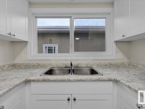 13214 Delwood Road, Edmonton, AB - Indoor Photo Showing Kitchen With Double Sink