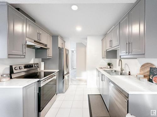 12041 162 Avenue, Edmonton, AB - Indoor Photo Showing Kitchen With Double Sink With Upgraded Kitchen