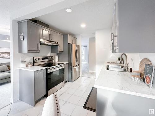 12041 162 Avenue, Edmonton, AB - Indoor Photo Showing Kitchen With Double Sink