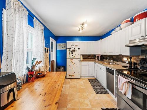 12038 45 Street, Edmonton, AB - Indoor Photo Showing Kitchen With Double Sink