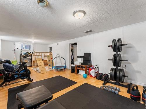 12038 45 Street, Edmonton, AB - Indoor Photo Showing Gym Room