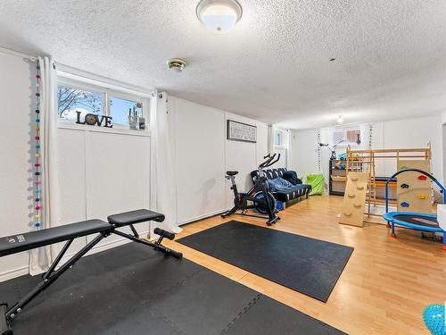 12038 45 Street, Edmonton, AB - Indoor Photo Showing Gym Room