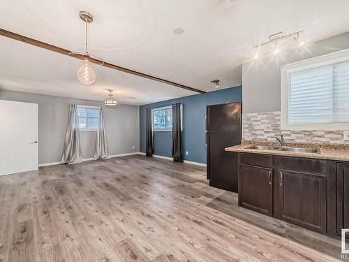 4237 117 Avenue, Edmonton, AB - Indoor Photo Showing Kitchen With Double Sink