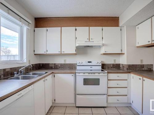 16519 100 Street, Edmonton, AB - Indoor Photo Showing Kitchen With Double Sink