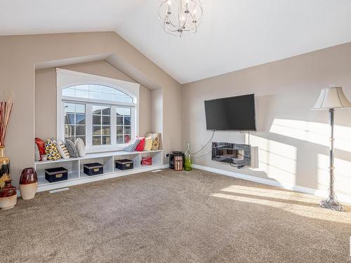 3704 Kidd Crescent, Edmonton, AB - Indoor With Fireplace