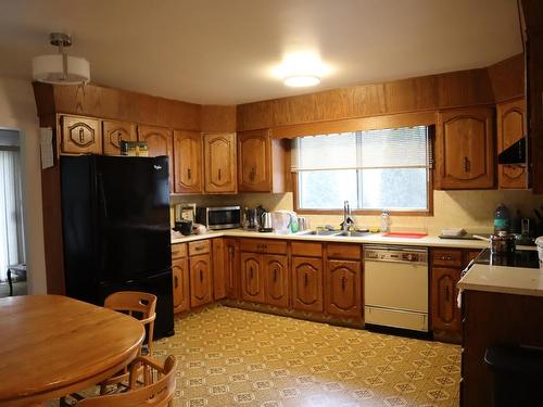 10611 129 Street, Edmonton, AB - Indoor Photo Showing Kitchen With Double Sink