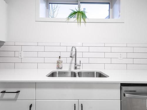 5016 Kinney Link, Edmonton, AB - Indoor Photo Showing Kitchen With Double Sink