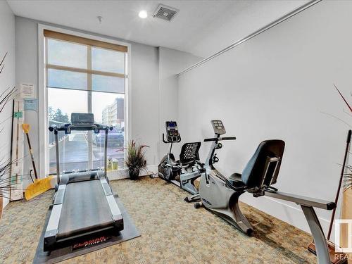 707 6608 28 Avenue, Edmonton, AB - Indoor Photo Showing Gym Room