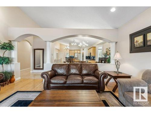 4824 155 Avenue, Edmonton, AB - Indoor Photo Showing Living Room