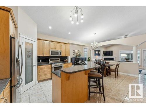 4824 155 Avenue, Edmonton, AB - Indoor Photo Showing Kitchen