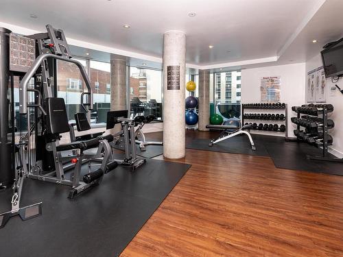 1404 11969 Jasper Avenue, Edmonton, AB - Indoor Photo Showing Gym Room