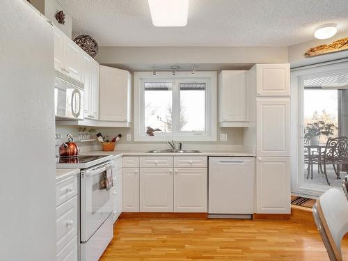 103 7951 96 Street, Edmonton, AB - Indoor Photo Showing Kitchen With Double Sink