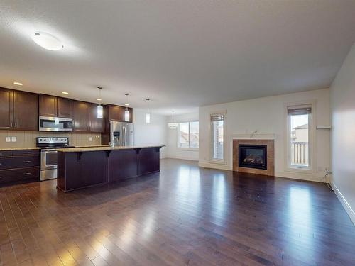 608 41 Ave, Edmonton, AB - Indoor With Fireplace